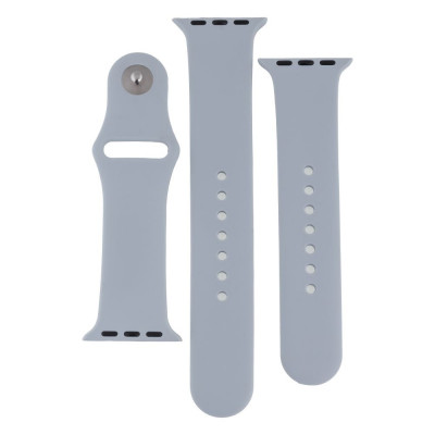 Ремешок для Apple Watch 38/40/41 mm TTech Band Silicone Two-Piece 26 Mist blue