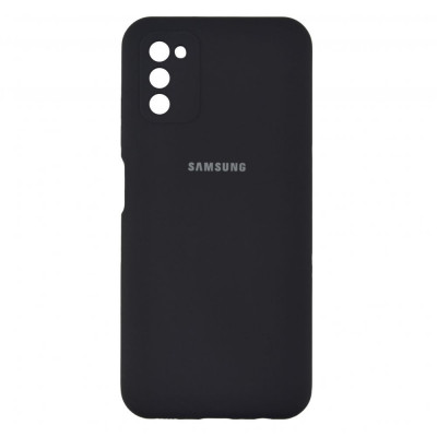 Чехол-накладка для Samsung A03s (A037) TTech Soft Touch Full with frame Series Черный