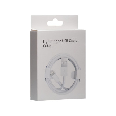 Кабель Lightning Cable Onyx 1m With Packing Белый