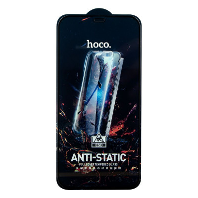 Защитное стекло 25шт. для iPhone 12/12 Pro Hoco G10 HD Anti-static Чёрный