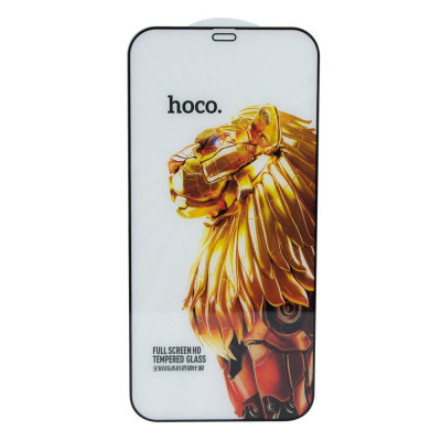 Защитное стекло 25шт. для iPhone 12/12 Pro Hoco G9 HD Чёрный