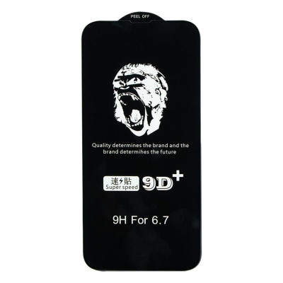 Защитное стекло для iPhone 13 Pro Max TTech Monkey Series Чёрный