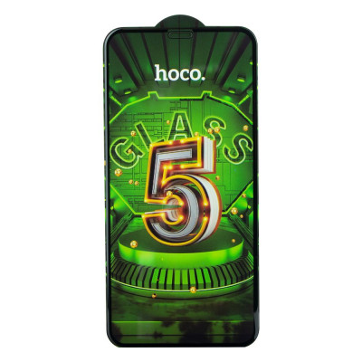 Защитное стекло для IPhone X/XS/11 Pro Hoco G12 5D Чёрный
